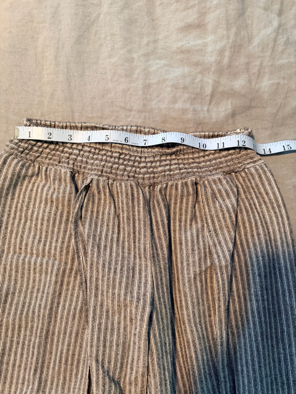 Bobi Evereve Striped Wide-Leg Pants White & Black 100% cotton Sz Small - Picture 6 of 7